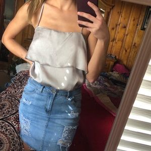 Silver Tank Top